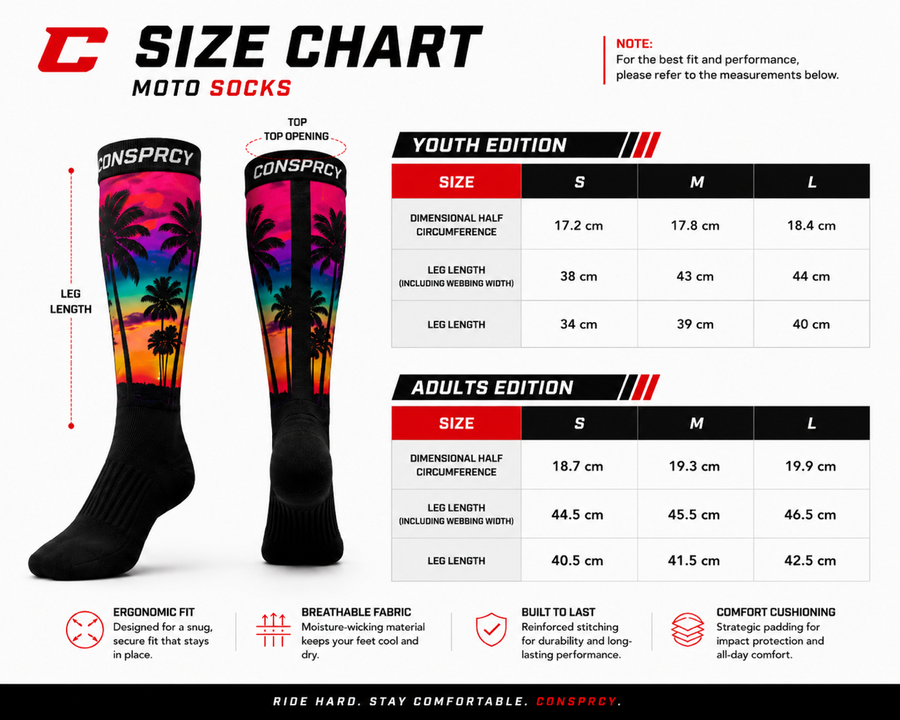 Horizon Moto Socks