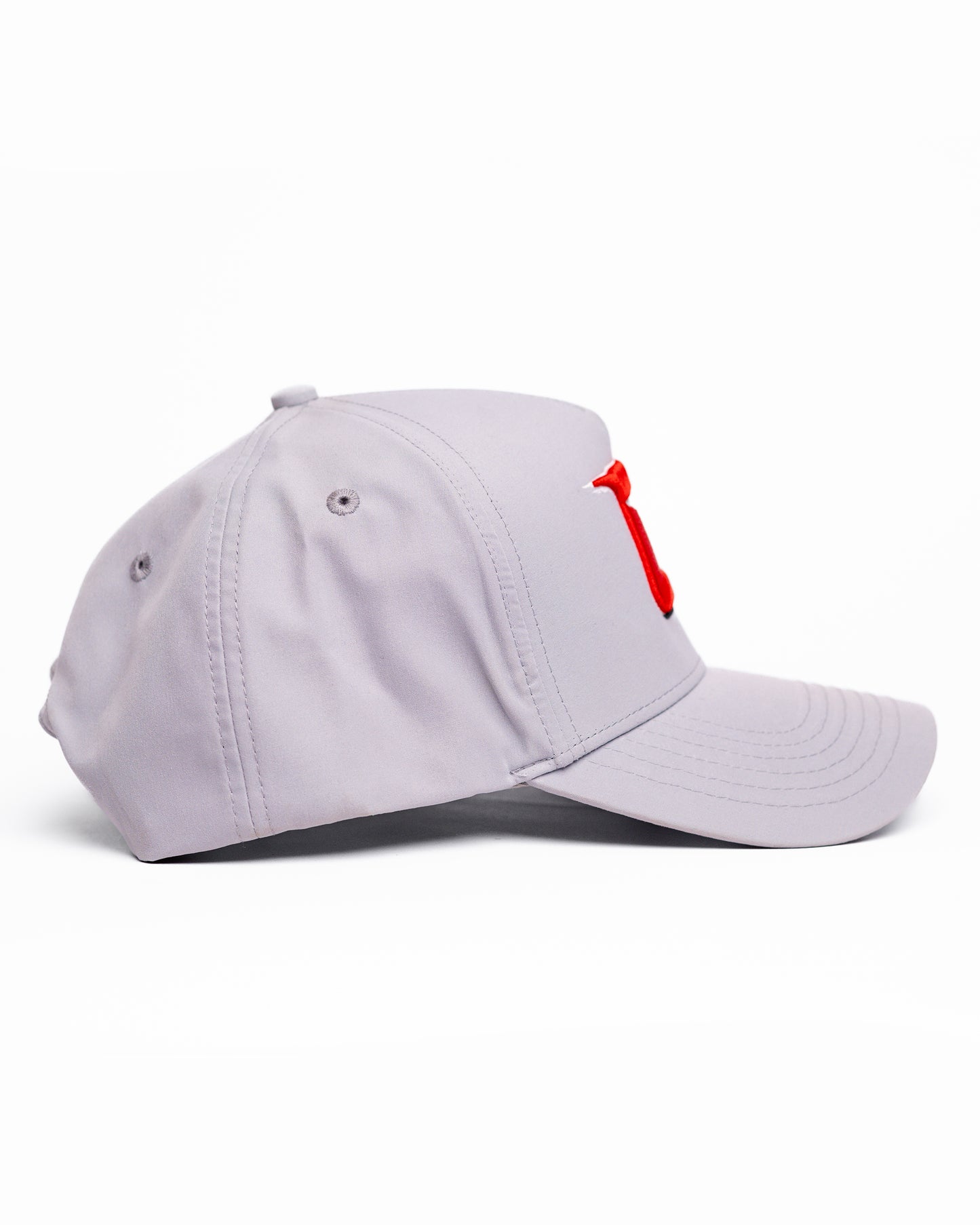 Grey/Red Snap Back